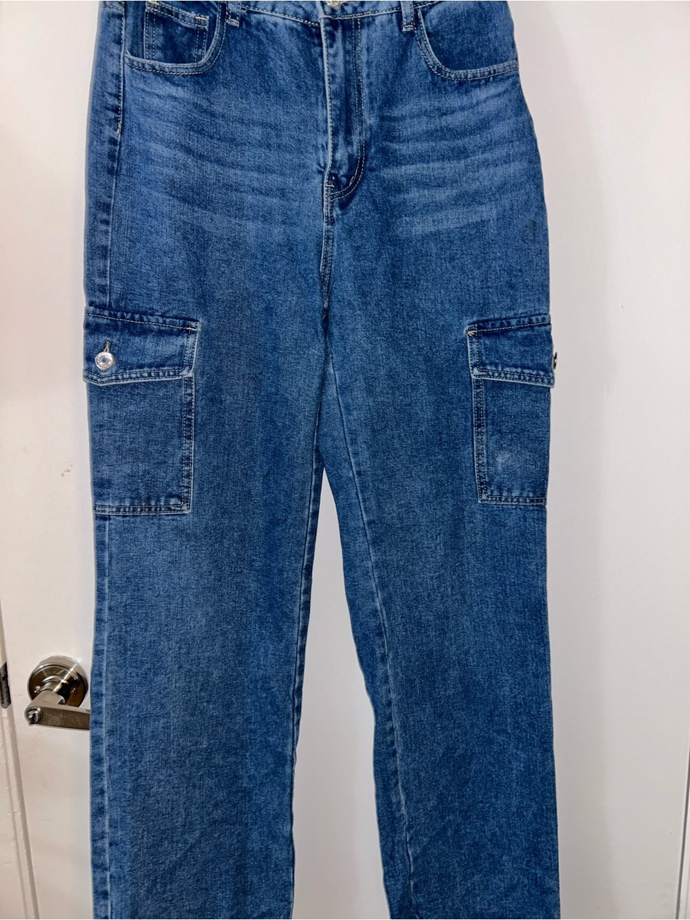 SHEIN Medium Blue Denim Jeans
